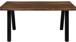 Firenze med skråben 160x95x74cm eg smoked/sort