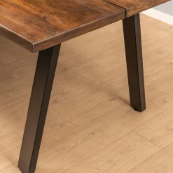 Firenze med skråben 160x95x74cm eg smoked/sort