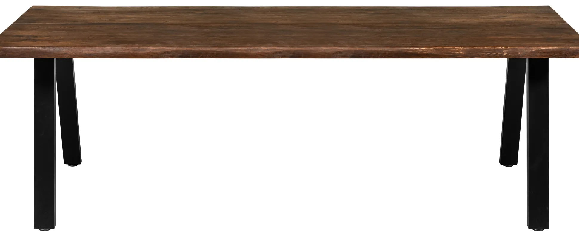 Firenze med skråben 220x95x74cm eg smoked/sort