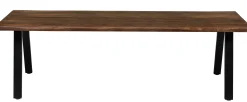 Firenze med skråben 240x95x74cm eg smoked/sort