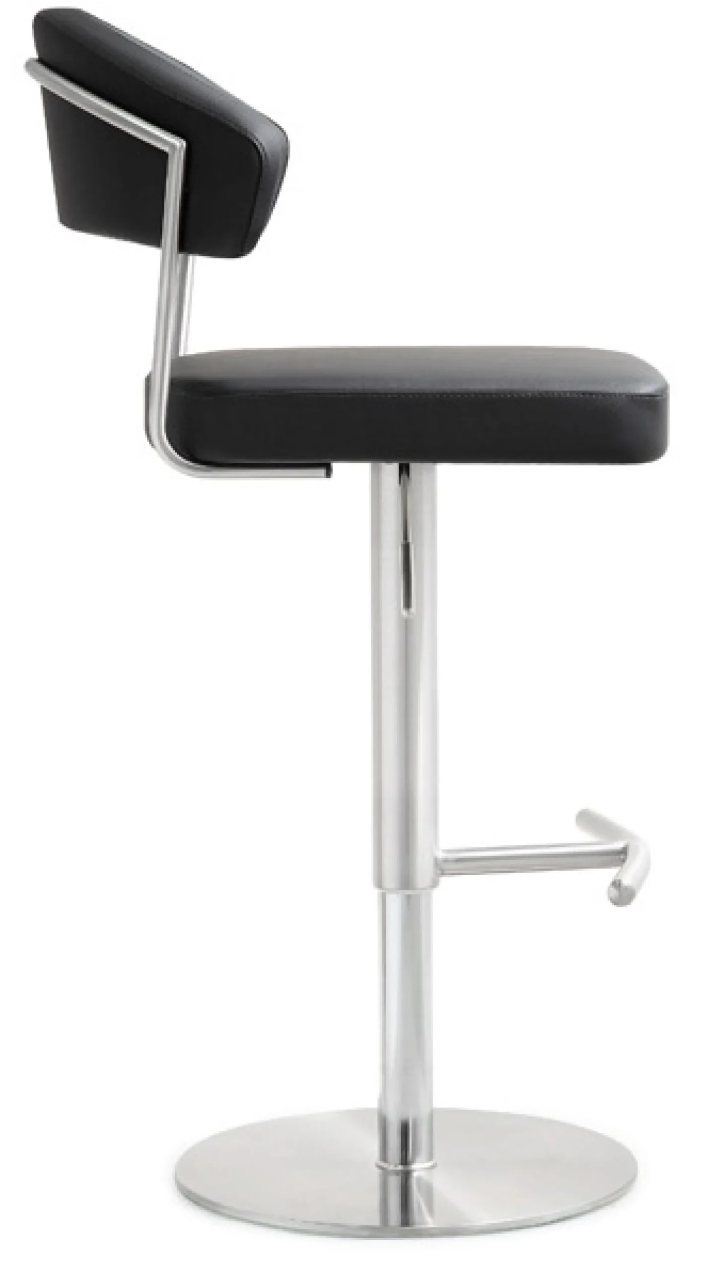 Frida kunstlæder sort/krom