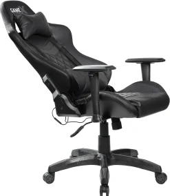GameX Lopez LED kunstlæder sort/sort