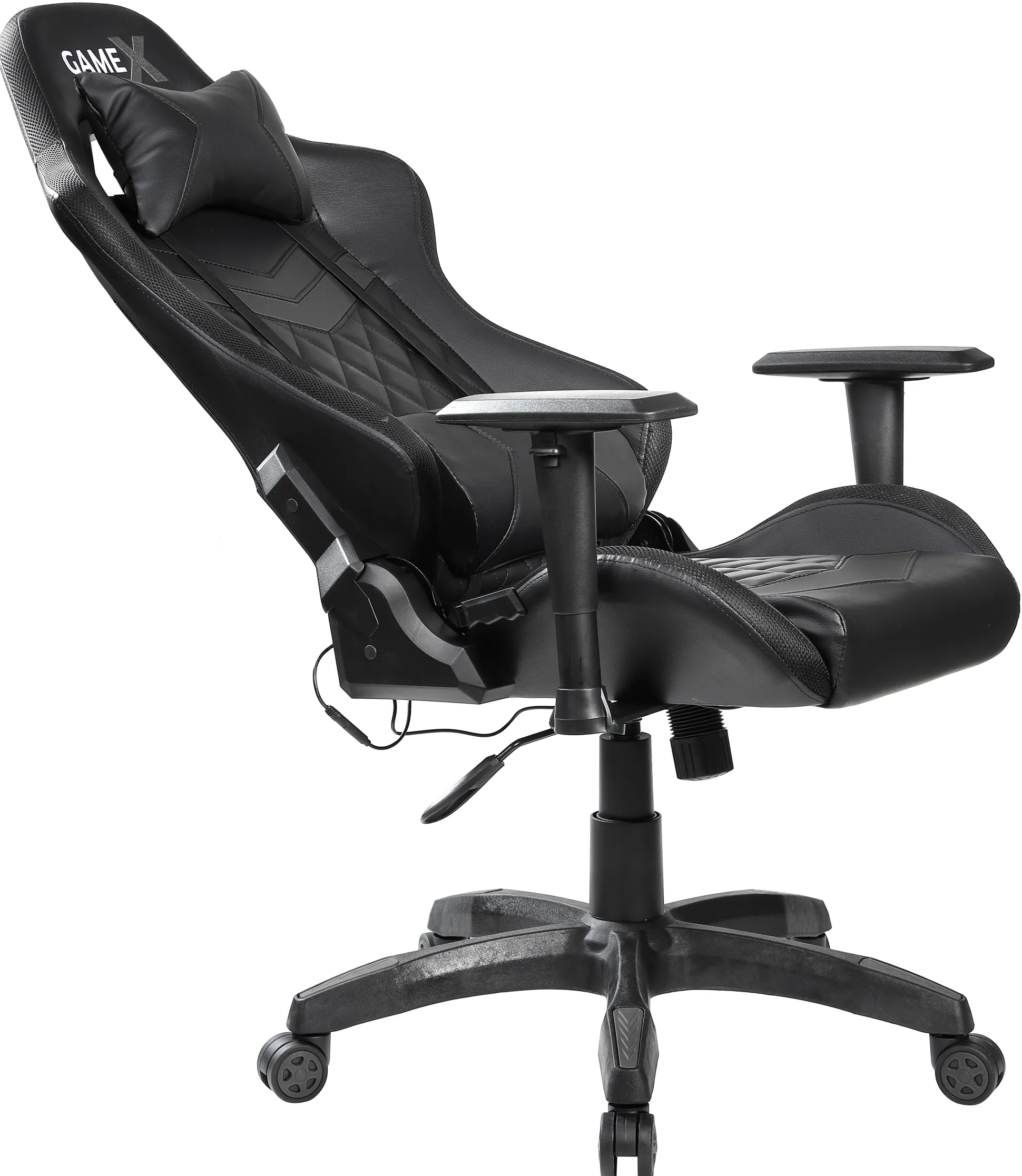 GameX Lopez LED kunstlæder sort/sort
