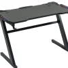 GameX med LED 120x60cm sort/sort