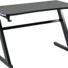 GameX med LED 120x60cm sort/sort