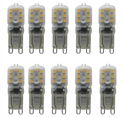 G9 LED 2,5W (10 stk.) koldt lys