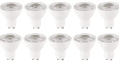 GU10 LED 5W 2700K (10 stk.) varmt lys
