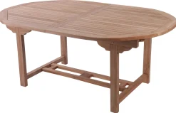 Havebord teaktræ 120x180/240cm