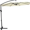 Hængeparasol beige 3m