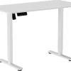 Hæve sænkebord hvid 120x60cm