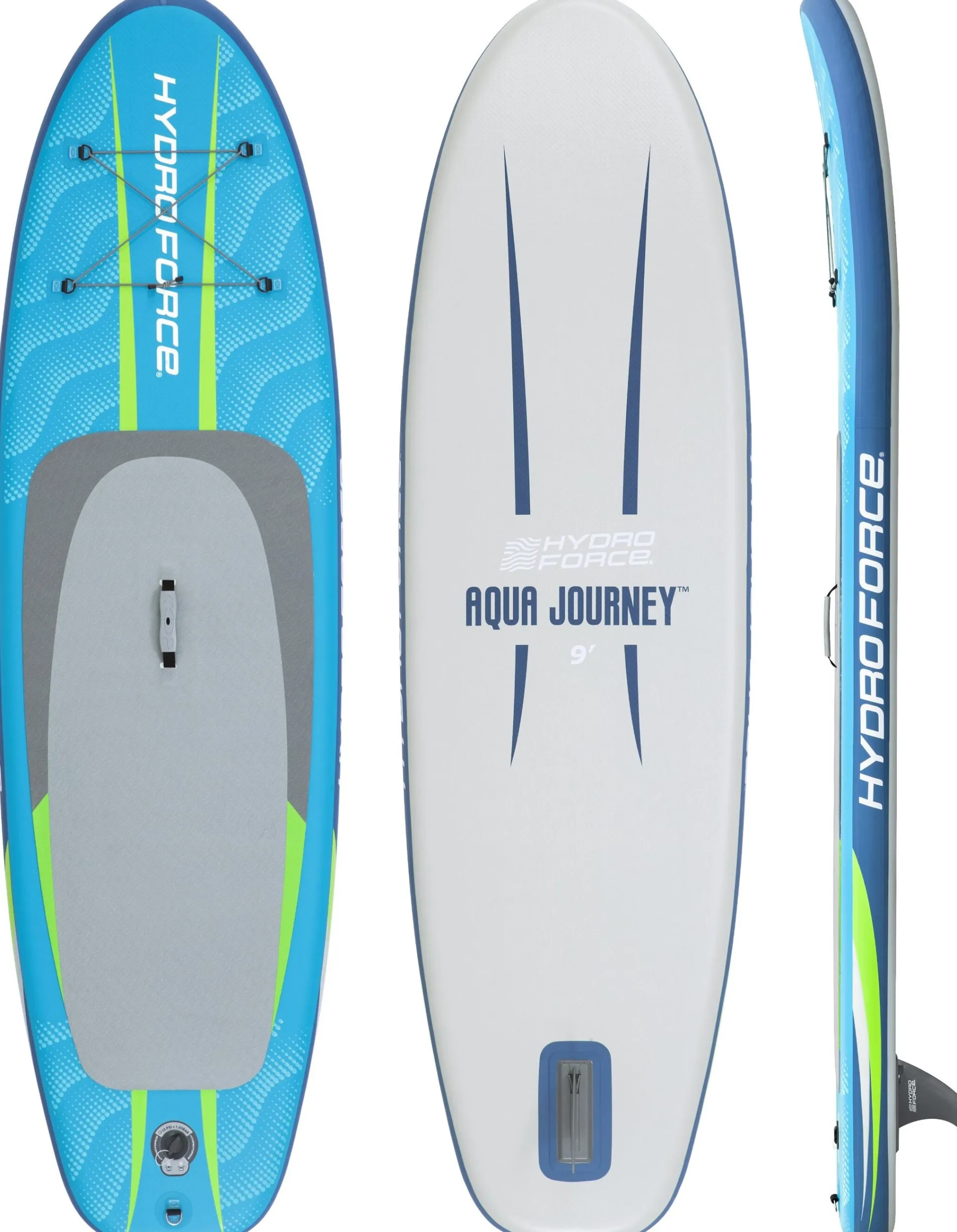 Hydro Force Aqua Journey Oppusteligt Stand-Up Paddleboard-sæt 2,74 m