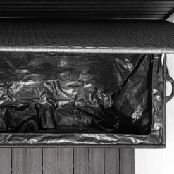 Hyndeboks med hjul 160x80x78cm sort