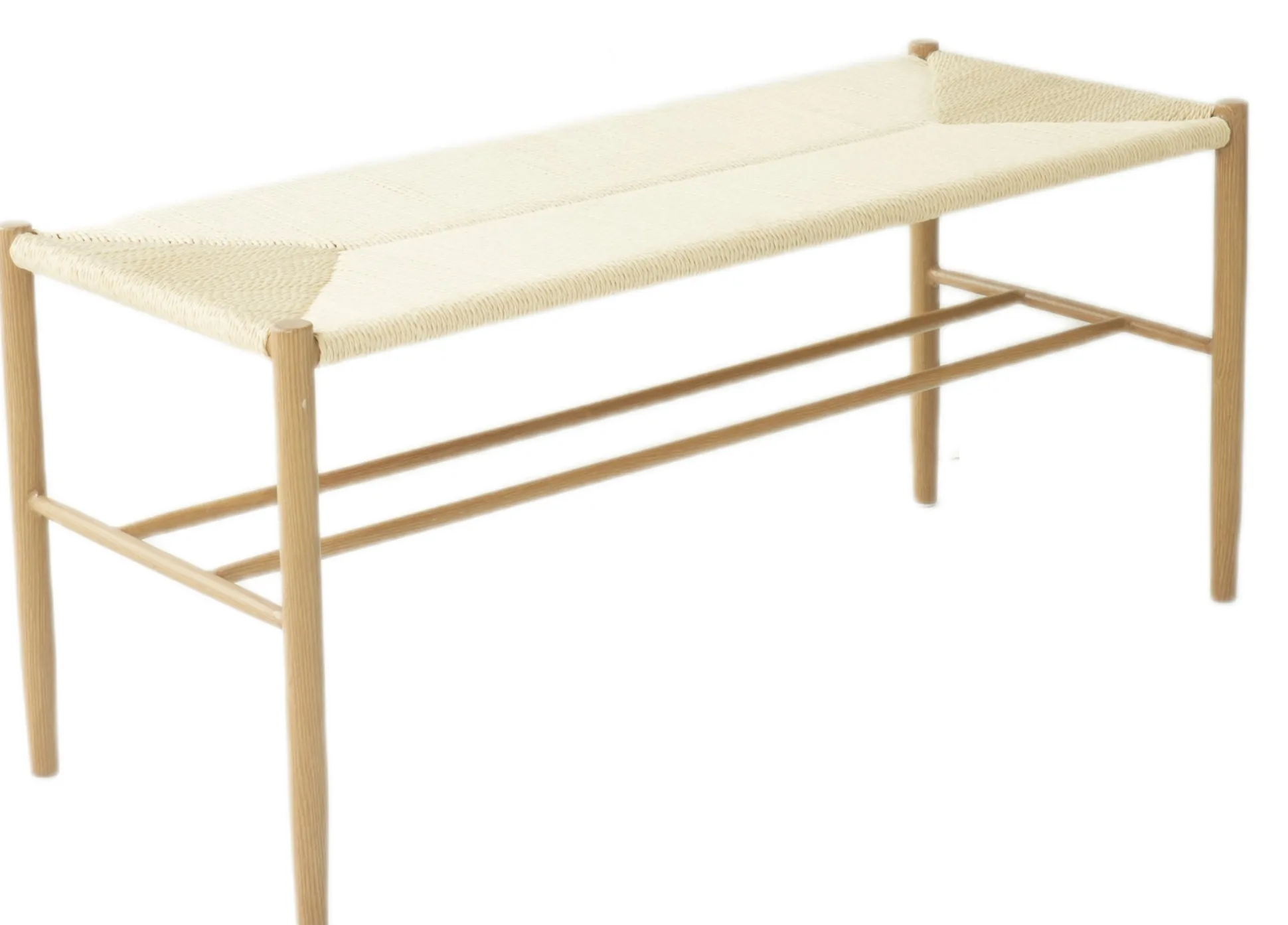 Isabella med fletsæde beige/natur