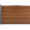 Komposithegn med 1 stolpe 104cm brun