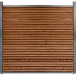 Komposithegn med 2 stolper 164cm brun