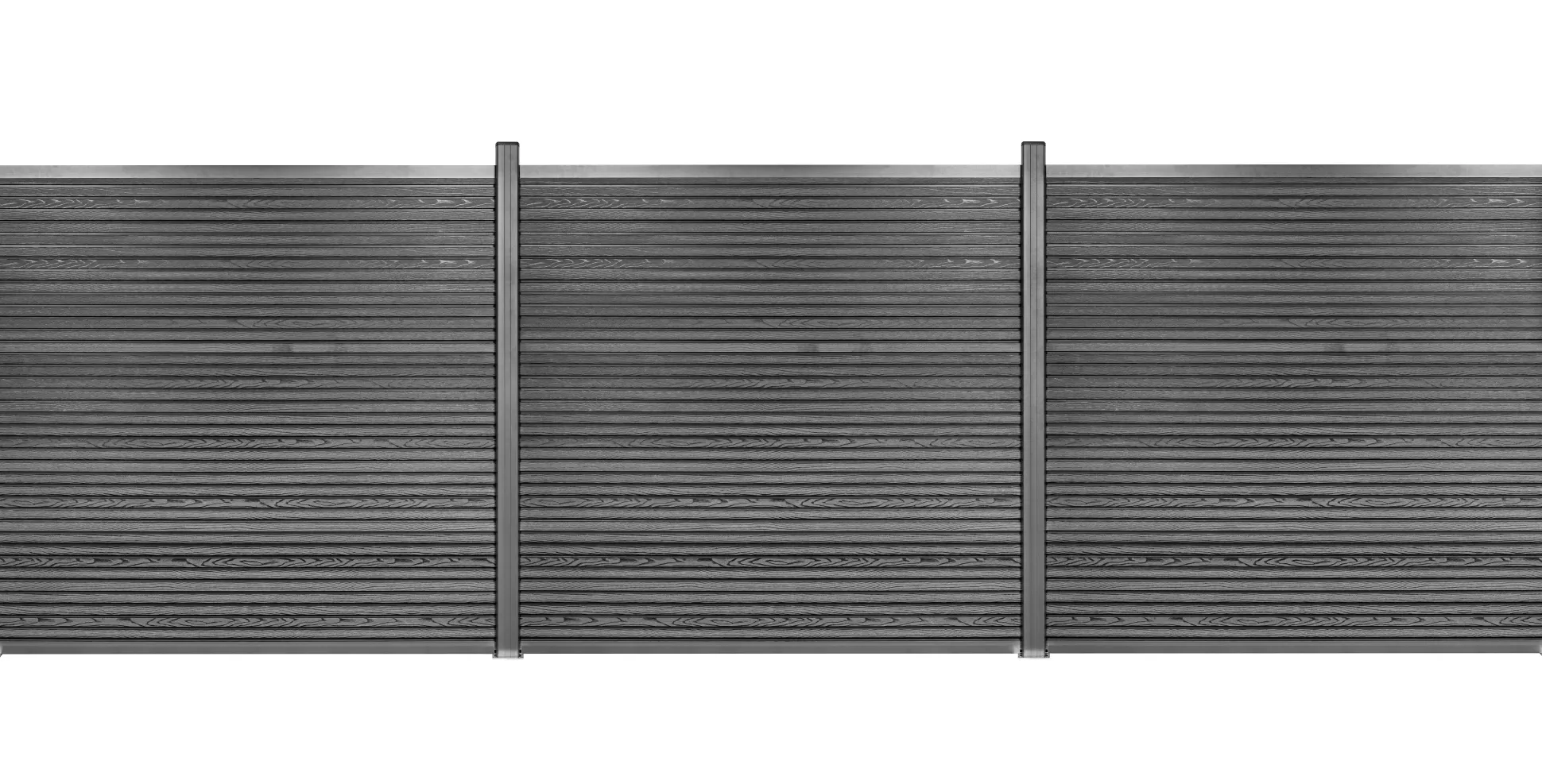 Komposithegnsæt 526x164cm antracitgrå