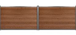 Komposithegnsæt 233x104cm brun