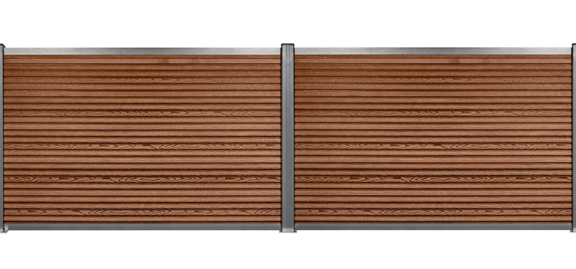 Komposithegnsæt 233x104cm brun