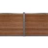 Komposithegnsæt 459x104cm brun