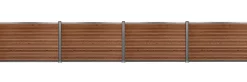 Komposithegnsæt 459x104cm brun