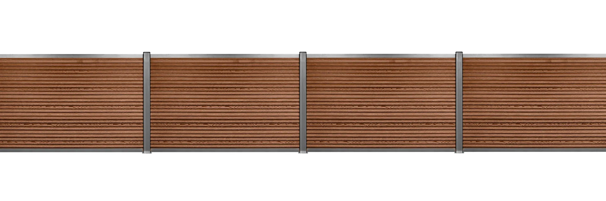 Komposithegnsæt 459x104cm brun