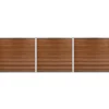 Komposithegnsæt 526x180cm brun/alu