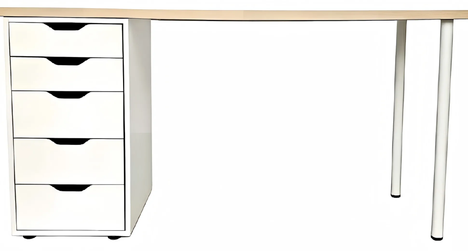 Kristiansund hvid 140x59x73cm