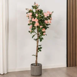 Kunstig Rosetræ lyserød 160 cm