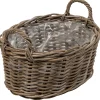 Kurv oval med håndtag 46x33x22cm