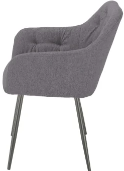 Lea stof grå
