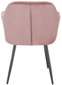 Lea velour rosa