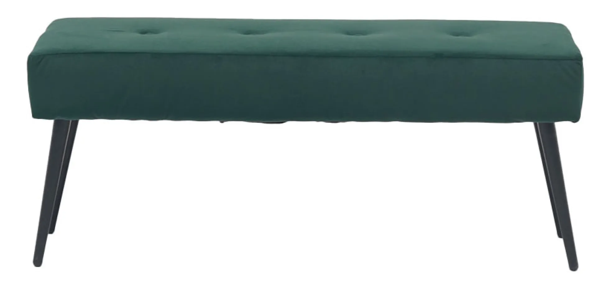 Lens velour grøn/sort