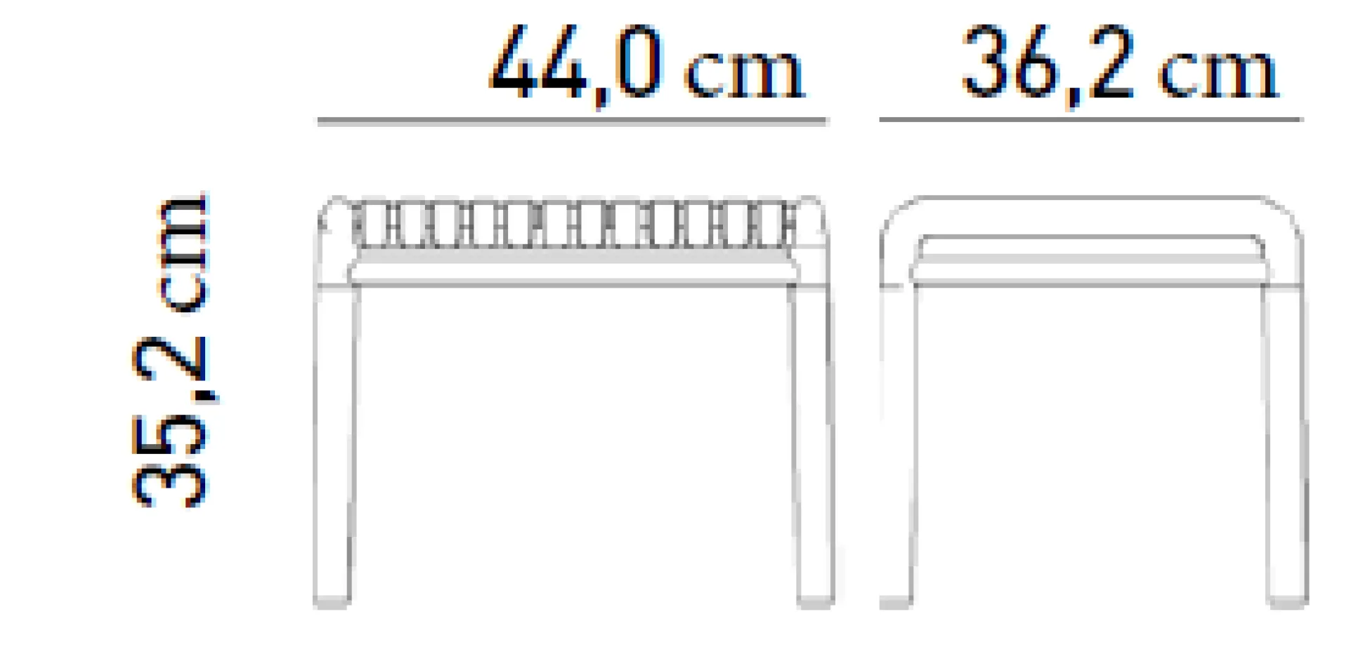 Malta sidebord grøn