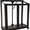 Minidrivhus med hjul poly sort 67,6x33,2x69cm