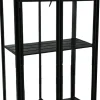 Minidrivhus med hjul poly sort 77,6x41,5x111,1cm.