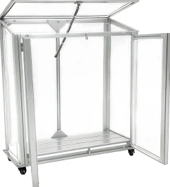 Minidrivhus poly sølv 67,6x33,2x69cm