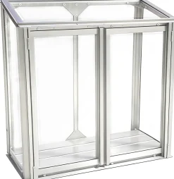 Minidrivhus poly sort 67,6x33,2x69cm