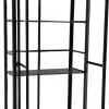 Minidrivhus poly sort 77,6x41,5x151,1cm