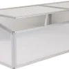 Minidrivhus sølv 120x80x37cm