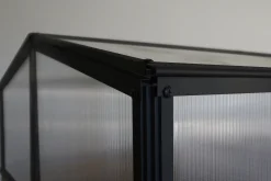 Minidrivhus sort 120x80x37cm