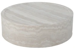 Modena beige/hvid ø80x30cm