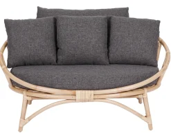 Muscat 2 pers. loungesofa mørkegrå