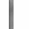 Nedgravningsstolpe 1 stk antracitgrå 120cm komposithegn