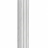 Nedgravningsstolpe 1 stk sølv 120cm komposithegn