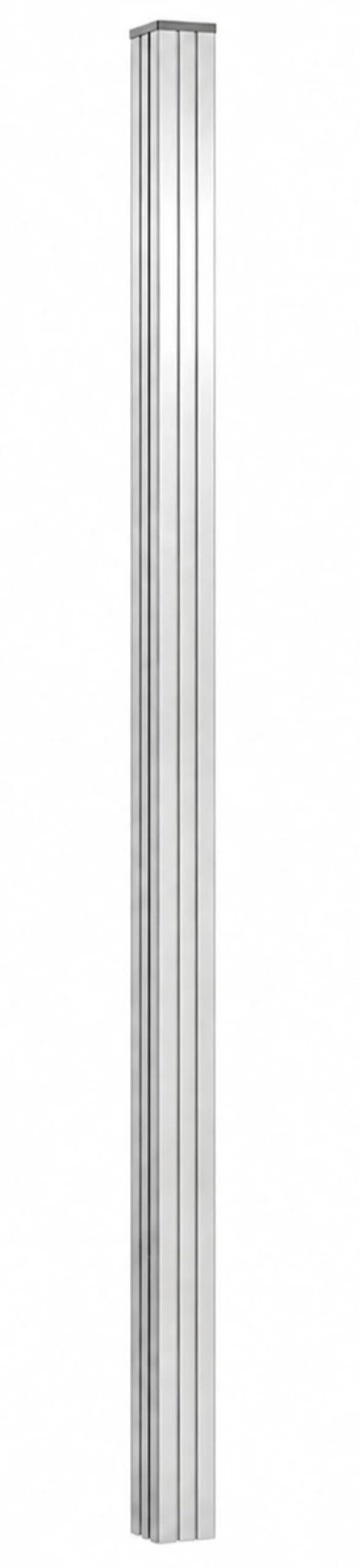 Nedgravningsstolpe 1 stk sølv 120cm komposithegn