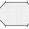 Net til fodboldmål 90x60cm.
