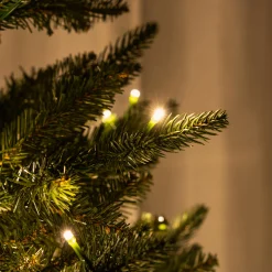 Nordisk juletræ med lys 150cm