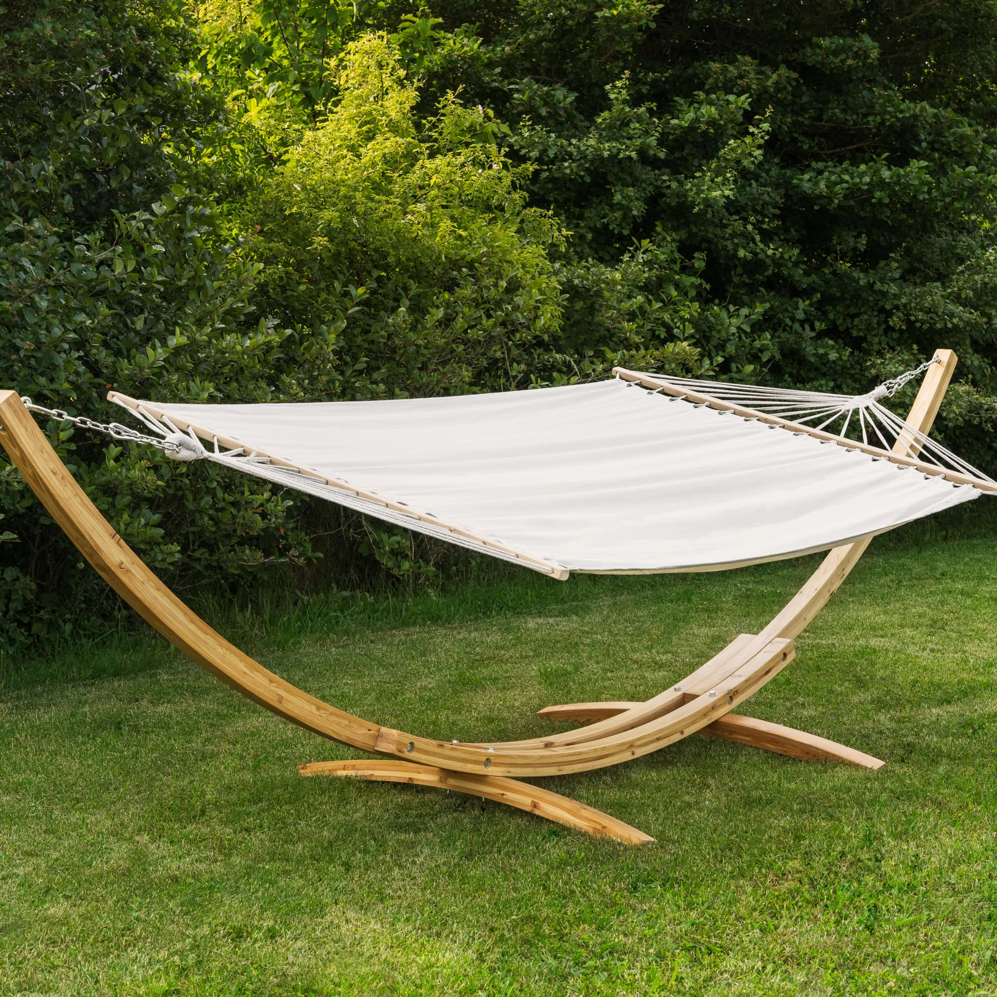 Premium hængekøje 200x150cm hvid