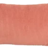 Pude fløjl rosa 60x40cm