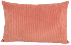 Pude fløjl rosa 60x40cm